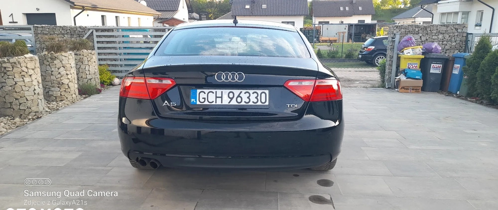 Audi A5 cena 53900 przebieg: 199200, rok produkcji 2012 z Chojnice małe 67